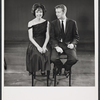 Elaine May and Mike Nichols in the stage production An Evening with Mike Nichols and Elaine May