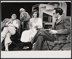 Carol Burnett [center] and unidentified others in the stage production Fade Out - Fade In