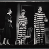 Carol Burnett, Dick Shawn and unidentified in the stage production Fade Out - Fade In