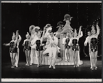 Don Crichton [center] and unidentified others in the stage production Fade Out - Fade In