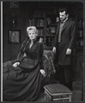Kim Stanley and Steven Hill in the stage production A Far Country