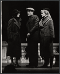 Mary Louise Wilson, Bob Dishy, and Cathryn Damon in the stage production Flora, the Red Menace
