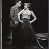 Bob Dishy and Cathryn Damon in the stage production Flora, the Red Menace