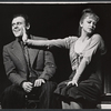Bob Dishy and Cathryn Damon in the stage production Flora, the Red Menace
