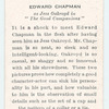 Edward Chapman.