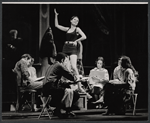 Stephanie Hill and ensemble in the stage production Flora, the Red Menace