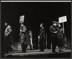 Bob Dishy, Mary Louise Wilson [center] and ensemble in the stage production Flora, the Red Menace