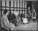 Keye Luke [center] and unidentified others in the stage production Flower Drum Song