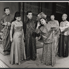 Jack Soo, Anita Ellis [right] Cely Carrillo [center] Keye Luke [left] and ensemble in the stage