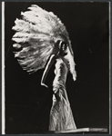 Unidentified showgirl in the stage production Follies