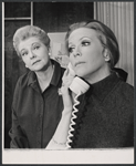 Polly Rowles and Julie Harris in the stage production Forty Carats