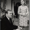 Franklin Cover and Julie Harris in the stage production Forty Carats