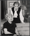 Glenda Farrell and Julie Harris in the stage production Forty Carats