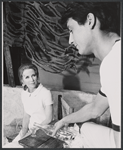 Julie Harris and Marco St. John in the stage production Forty Carats