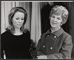 Julie Harris and Glenda Farrell in the stage production Forty Carats