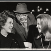 Glenda Farrell, Abe Burrows and Julie Harris in the stage production Forty Carats