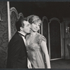 Sydney Chaplin and Barbra Streisand in the stage production Funny Girl