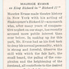 Maurice Evans.