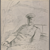 Our special artist's unique portrait of General Stoessel: the defender of Port Arthur en route for home