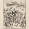 Charles Dickens surrounded by his characters