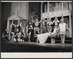 Jerry Lester and unidentified in the 1964 national touring stage production A Funny Thing Happened on the Way to the Forum