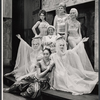 Jerry Lester [center] and unidentified others in the 1964 national touring stage production A Funny Thing Happened on the Way to the Forum