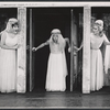 Arnold Stang [center] and unidentified others in the 1964 national touring stage production A Funny Thing Happened on the Way to the Forum