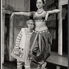 Arnold Stang and unidentified in the 1964 national touring stage production A Funny Thing Happened on the Way to the Forum