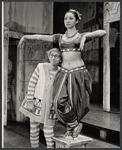 Arnold Stang and unidentified in the 1964 national touring stage production A Funny Thing Happened on the Way to the Forum