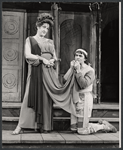 Lizabeth Pritchett and Larry Blyden in the 1972 Broadway revival of A Funny Thing Happened on the Way to the Forum