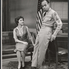 Dolores Sutton and Roscoe Lee Browne in the stage production General Seeger