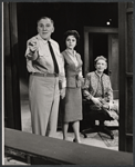 William Bendix, Dolores Sutton and Ann Harding in the stage production General Seeger