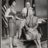 Dolores Sutton, William Bendix and Ann Harding in the stage production General Seeger