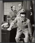 Ann Harding, William Bendix and Lonny Chapman in the stage production General Seeger