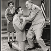 Dolores Sutton, Lonny Chapman and William Bendix in the stage production General Seeger