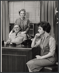 William Bendix, Ann Harding and Dolores Sutton in the stage production General Seeger