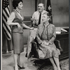 Dolores Sutton, William Bendix and Ann Harding in the stage production General Seeger