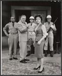 Roscoe Lee Browne, William Bendix, Dolores Sutton and unidentified others in the stage production General Seeger