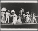 Karin Baker, Harvey Evans, Kathie Savage, Patti Mariano [hidden, holding hands with], Jacqueline Alloway, Joel Grey, John Mineo, Loni Ackerman, Jonelle Allen and Roger Braun in the stage production George M!