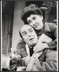 Michael Lombard and Maureen Stapleton in the stage production The Gingerbread Lady