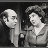 Michael Lombard and Maureen Stapleton in the stage production The Gingerbread Lady