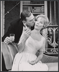 Jose Ferrer and Florence Henderson in the stage production The Girl Who Came to Supper