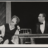 Ruth Gordon and Jules Munshin in the stage production The Good Soup