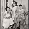 Dawn Hampton, Jane A. Johnston and Pat Finley in the stage production Greenwich Village USA