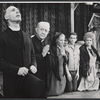 William Chapman, Cecil Kellaway, unidentified actress, Ian Tucker, and Pert Kelton in the stage production Greenwillow
