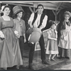 Maggie Task, Ian Tucker, Anthony Perkins, Brenda Harris and Pert Kelton in the stage production Greenwillow