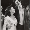 Ellen McCown and Anthony Perkins in the stage production Greenwillow