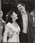 Ellen McCown and Anthony Perkins in the stage production Greenwillow