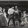 Pert Kelton, Anthony Perkins [center] and unidentified others in the stage production of Greenwillow