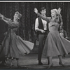 Anthony Perkins and dancers in the stage production Greenwillow